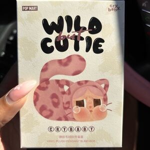 🌸 **SOLD** Pink Cutie – PopMart CryBaby “Wild but Cutie” Series 🌸
